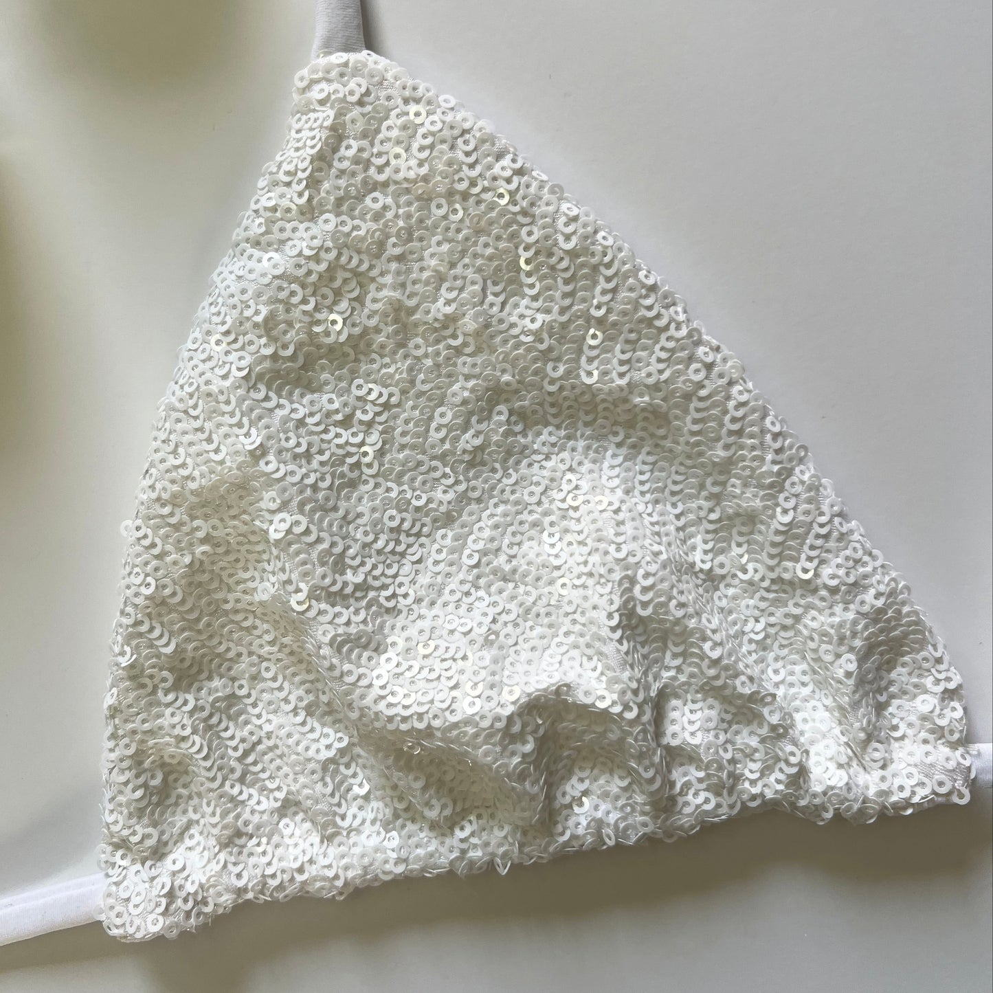 From Miss to Mrs. Top - White Sequin